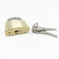 New style hardened brass safety padlock luggage brass pad lock